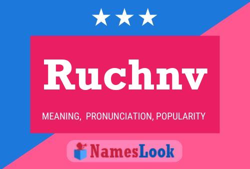 ملصق اسم Ruchnv