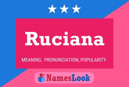 ملصق اسم Ruciana