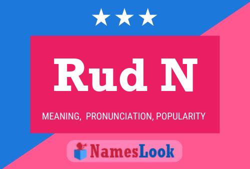 ملصق اسم Rud N