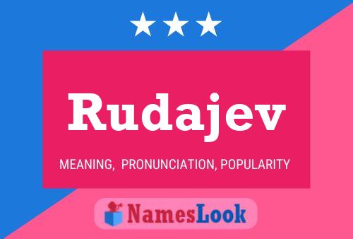 ملصق اسم Rudajev