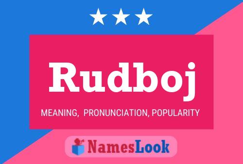 ملصق اسم Rudboj