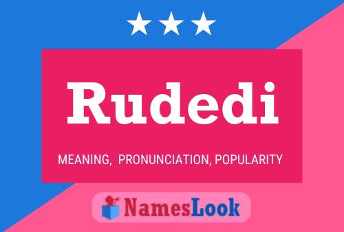 ملصق اسم Rudedi