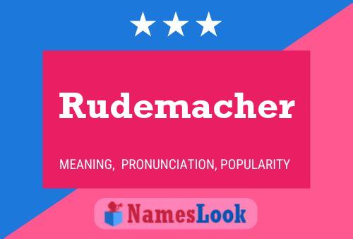 ملصق اسم Rudemacher