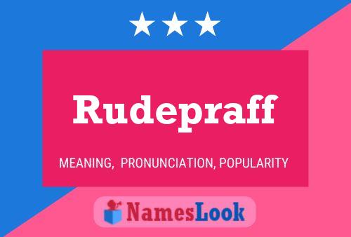 ملصق اسم Rudepraff