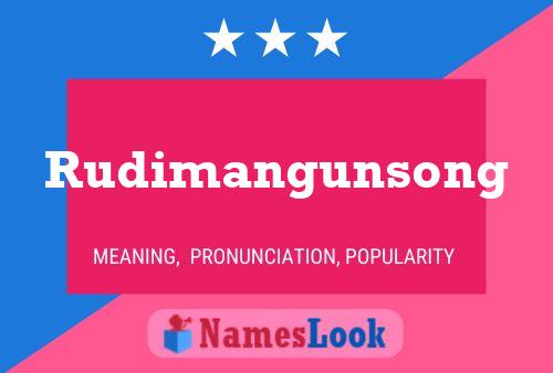 ملصق اسم Rudimangunsong