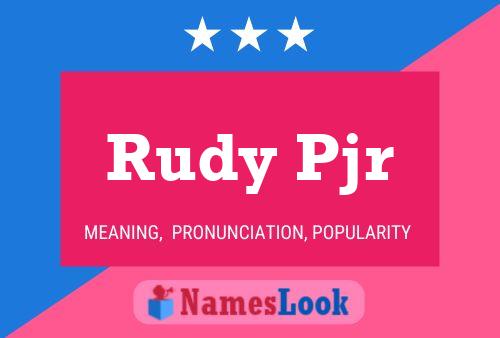 ملصق اسم Rudy Pjr