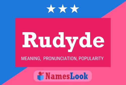 ملصق اسم Rudyde