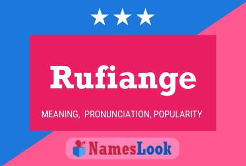 ملصق اسم Rufiange