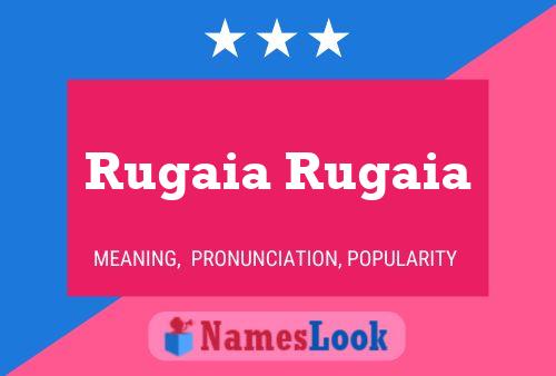 ملصق اسم Rugaia Rugaia