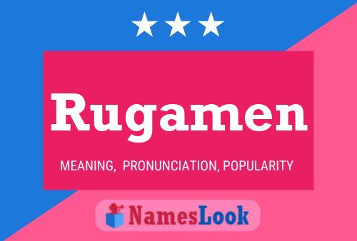 ملصق اسم Rugamen