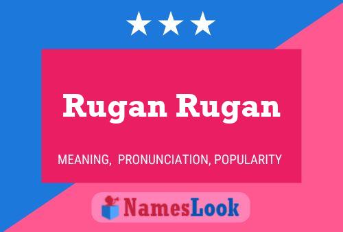 ملصق اسم Rugan Rugan