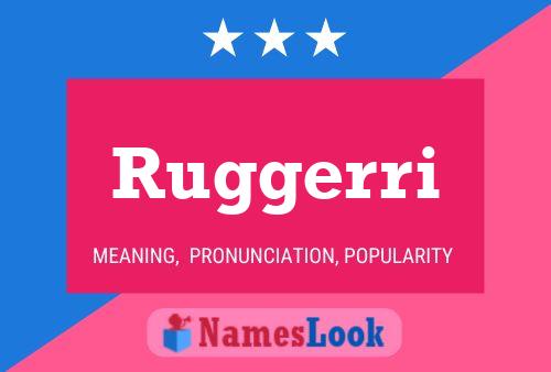 ملصق اسم Ruggerri