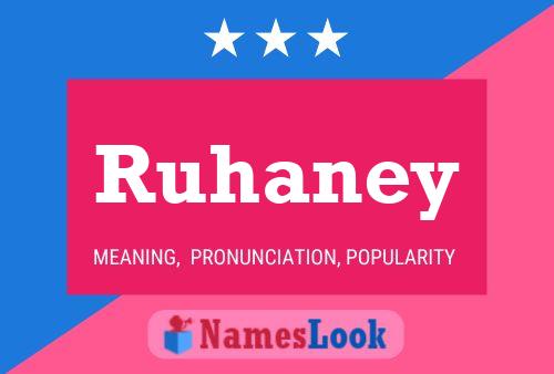 ملصق اسم Ruhaney