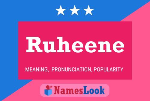 ملصق اسم Ruheene