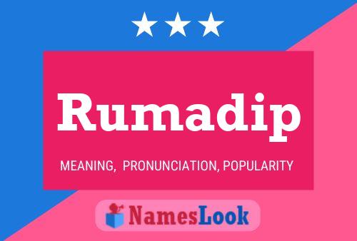 ملصق اسم Rumadip