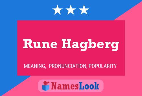 ملصق اسم Rune Hagberg