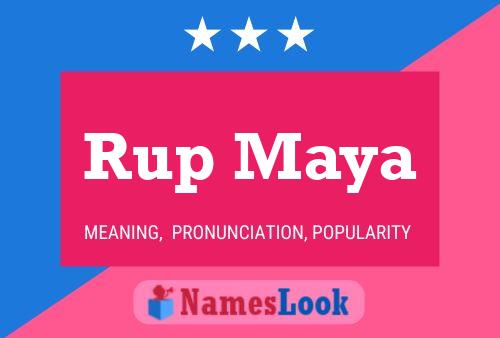 ملصق اسم Rup Maya