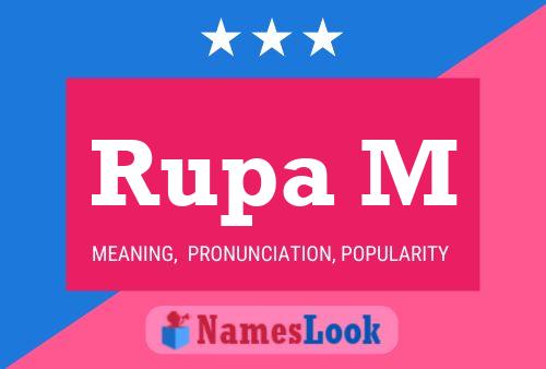 ملصق اسم Rupa M