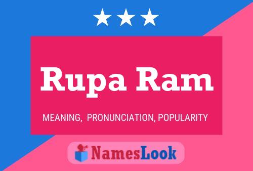 ملصق اسم Rupa Ram