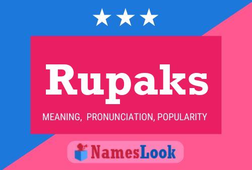 ملصق اسم Rupaks