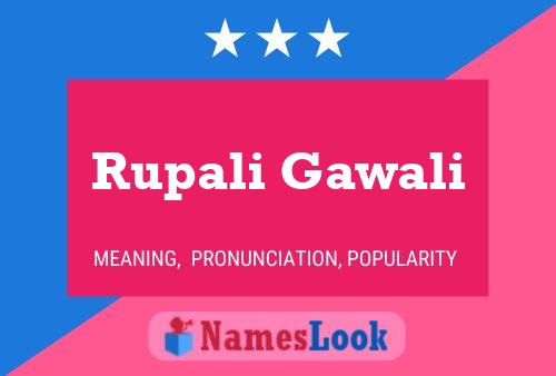 ملصق اسم Rupali Gawali