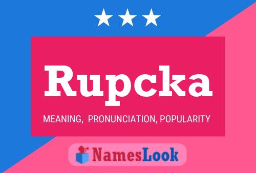 ملصق اسم Rupcka