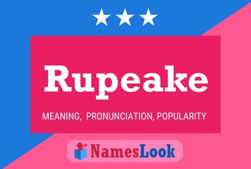 ملصق اسم Rupeake