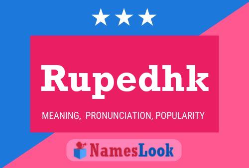 ملصق اسم Rupedhk