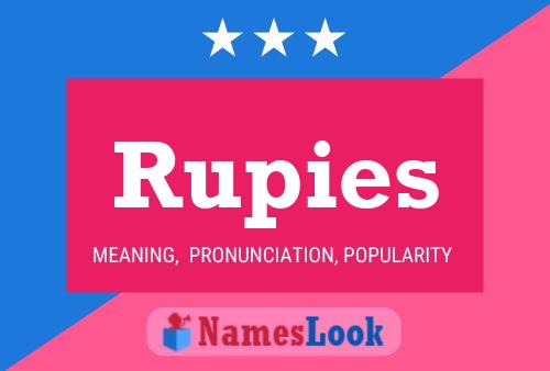 ملصق اسم Rupies