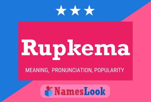 ملصق اسم Rupkema