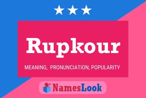 ملصق اسم Rupkour