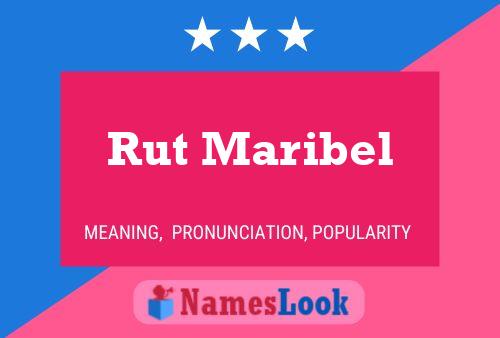 ملصق اسم Rut Maribel