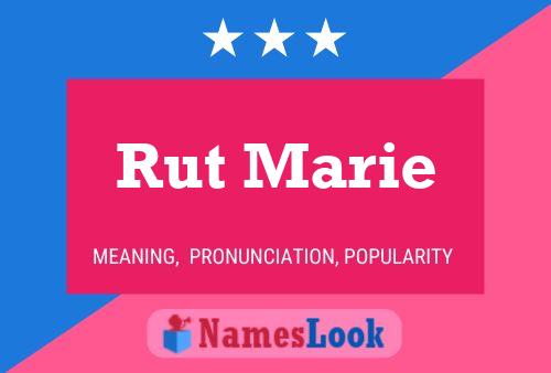 ملصق اسم Rut Marie