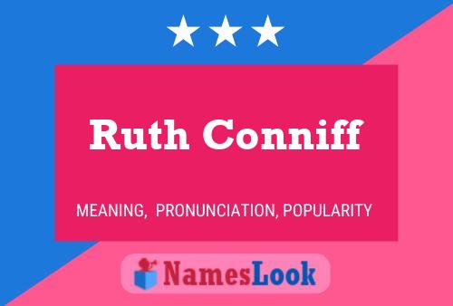 ملصق اسم Ruth Conniff