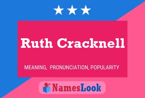 ملصق اسم Ruth Cracknell