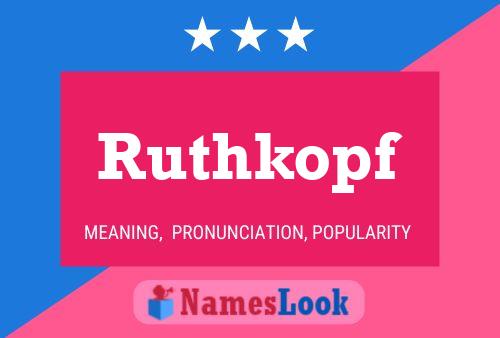 ملصق اسم Ruthkopf