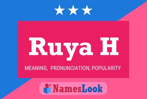 ملصق اسم Ruya H