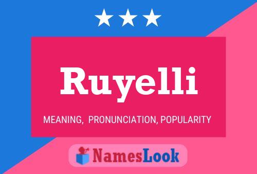 ملصق اسم Ruyelli