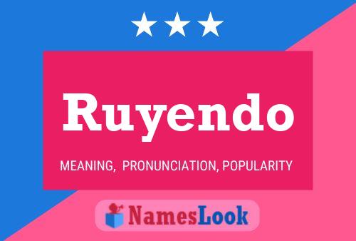 ملصق اسم Ruyendo