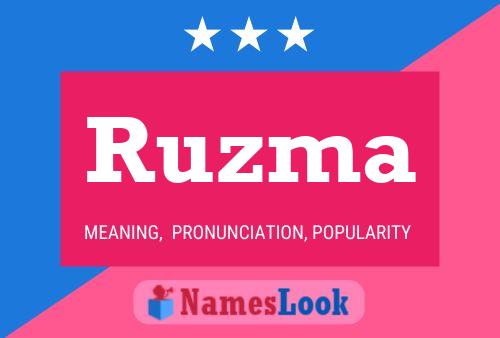 ملصق اسم Ruzma