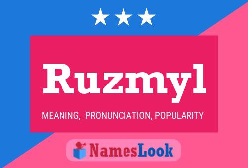 ملصق اسم Ruzmyl