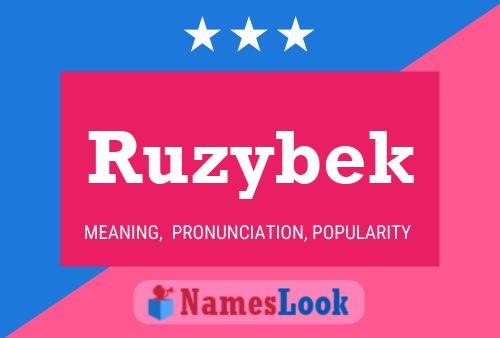 ملصق اسم Ruzybek