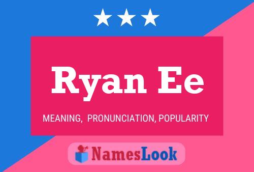 ملصق اسم Ryan Ee