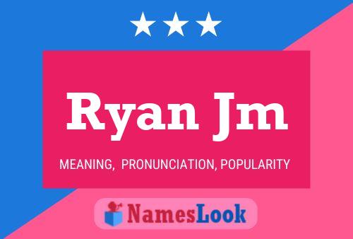 ملصق اسم Ryan Jm