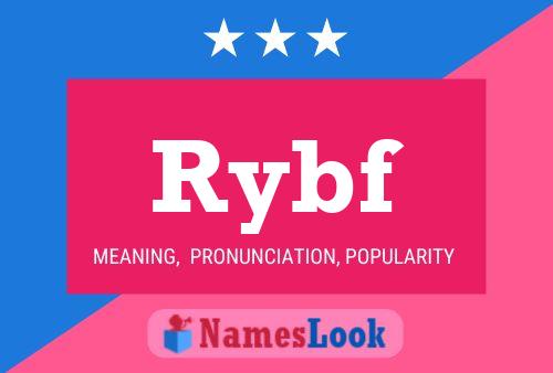 ملصق اسم Rybf