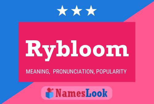 ملصق اسم Rybloom