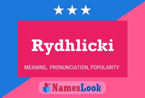 ملصق اسم Rydhlicki