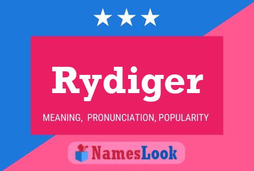 ملصق اسم Rydiger