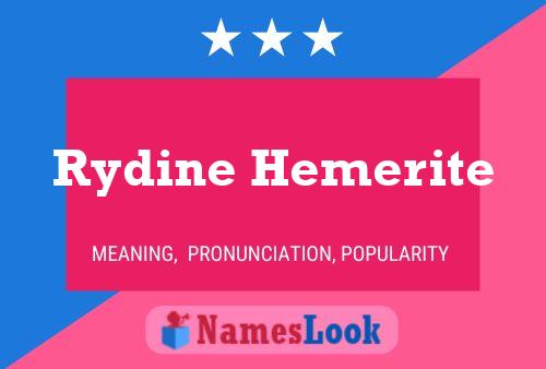 ملصق اسم Rydine Hemerite