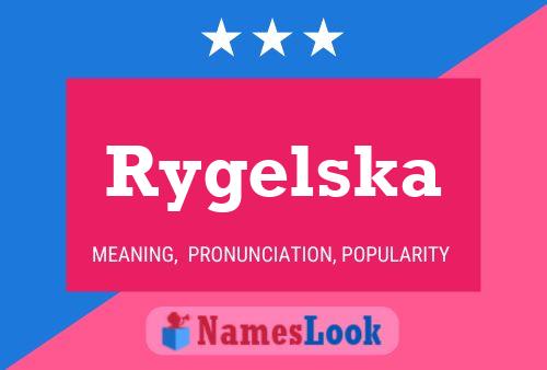 ملصق اسم Rygelska